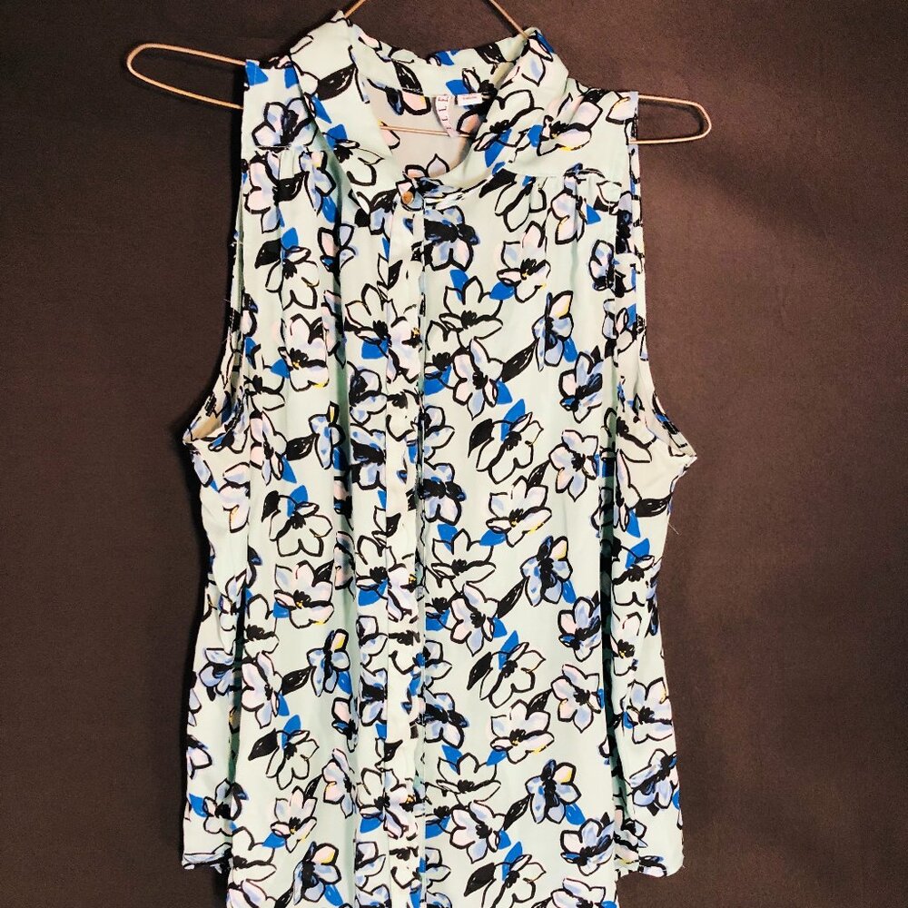 Elle Sleeveless Floral Blouse – Size L